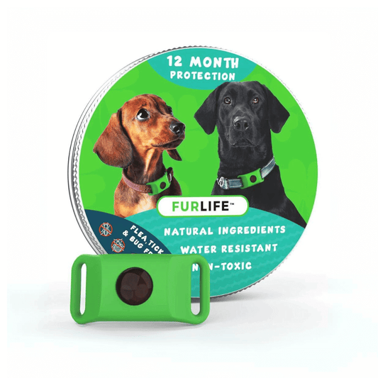 FurLife™ - 12 Months All Natural Flea and Tick Tags for Dogs